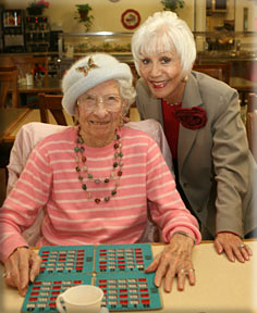 Rona Barrett and Senior Citizen